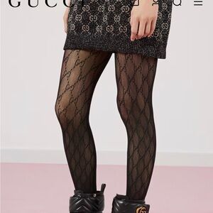 Gucci Sheer Logo Tights